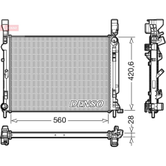RADİATOR. ENGİNE COOLİNG RENAULT KANGOO 08