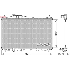 RADİATOR. ENGİNE COOLİNG HONDA CIVIC IX 11
