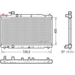 RADİATOR. ENGİNE COOLİNG HONDA CR-V III 06