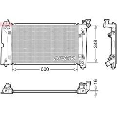 RADİATOR. ENGİNE COOLİNG TOYOTA AVENSIS 03-09