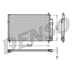 CONDENSER. AİR CONDİTİONİNG TOYOTA AURIS E15 06-12