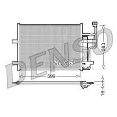 CONDENSER. AİR CONDİTİONİNG MAZDA 3 00-09
