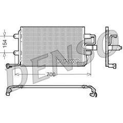 CONDENSER. AİR CONDİTİONİNG AUDI A3 8L 96-03
