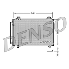 CONDENSER. AİR CONDİTİONİNG TOYOTA AVENSIS 03-09