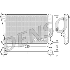 RADİATOR. ENGİNE COOLİNG TOYOTA AVENSIS 03-09