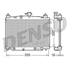 RADİATOR. ENGİNE COOLİNG MAZDA 2 07-15