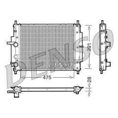 RADİATOR. ENGİNE COOLİNG FIAT MAREA 96-07