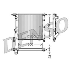 RADİATOR. ENGİNE COOLİNG RENAULT CLIO I 90-98