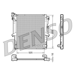 RADİATOR. ENGİNE COOLİNG MITSUBISHI L 200 / TRITON 05-15