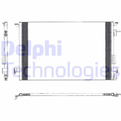 KLİMA KONDENSERİ VECTRA C 1.6i-18; 02 660x411x16
