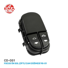 CAM AÇMA ANAHTARI ÖN SOL FOCUS 98-01 ÇİFTLİ