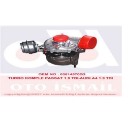7178585010S TURBO KOMPLE PASSAT-SUPER B-A4-A6 1.9TDI-2.0TDI 01-05 130PS-136PS-140PS AVF-AWX-BLB BNA