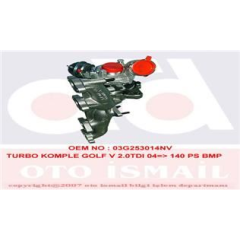 7652615008S TURBO KOMPLE GOLF V 2.0TDI 04 140 PS BMP
