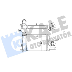 İNTERCOOLER DACIA LOGAN II-MCV II-SANDERO II-RENAULT CLIO IV 0.9 TCE 12