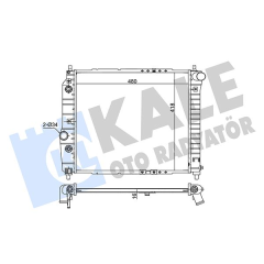 RADYATÖR CHEVROLET KALOS AL/PL/BRZ 480x418x16