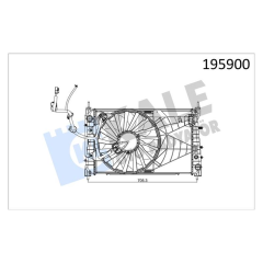 RADYATÖR FAN DAVLUMBAZ MODÜL LINEA 1.4 TURBO KLİMALI 1 SIRA ALB SİSTEM