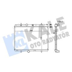 RADYATÖR C3 02 C2 03 207 07 1.4-1.6 16V-1.6HDI AC MEK AL/PL/BRZ 378x548x26