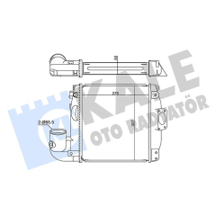 İNTERCOOLER AL/PL/BRZ HILUX-VIGO