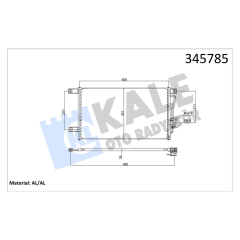 KONDENSER AL/AL L 200-PAJERO SPORT