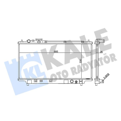 RADYATÖR MAZDA 323 P-V AL-PL-BRZ 330X688X16