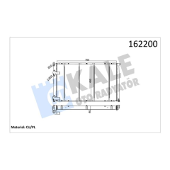 RADYATÖR MASTER II-MOVANO 2.5D 98-01 S8U KLİMASIZ MEK 760x466x34 2 SIRA CU PL SİSTEM