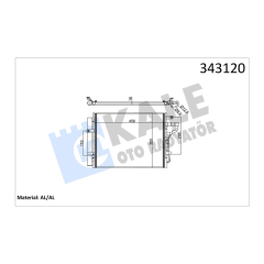 KLİMA KONDENSERİ KIA PICANTO AL-AL