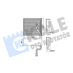EVAPORATOR COUGAR-MONDEO