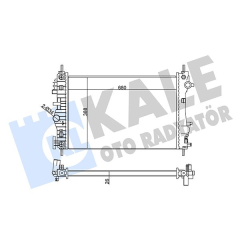 RADYATÖR INSIGNIA AL/PL/BRZ 680x398x26