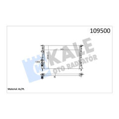 RADYATÖR MGN 1.6i-2.0i 96-99 -2.0i 99 SCENIC I 1.9DTI-DCI 99-03 KLİMASIZ MEK 570x358x22