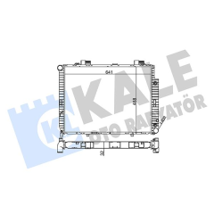 MOTOR SU RADYATORU MERCEDES M111 OM611 C208 A208 W210 S210