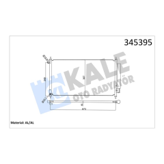 KLİMA KONDENSERİ HONDA CIVIC 1.5 HYBRİD-1.6İ 16V-1.8İ-16V-2.4İ 16V 12 OTO.-MEK. AL/AL