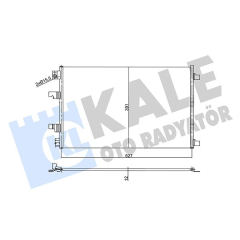 KONDENSER AL/BRZ NISSAN QASHQAI-QASHQAI 2 I 1.6 dCi 11-13- KURUTUCUSUZ