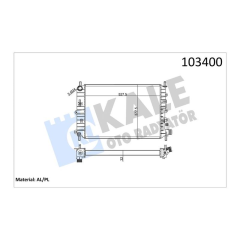 MOTOR SU RADYATORU ESCORT CLX 1.6 ZETEC 95 01 2 SIRA AL PL