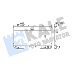 RADYATÖR AL/PL/BRZ RAV 4 I 2.0 16V 94 97