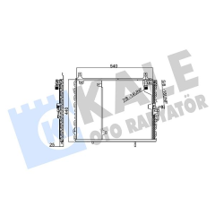 KLIMA RADYATORU MERCEDES W124 S124 A124 C124