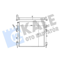 RADYATÖR KNG 1.5DCI-1.2-1.6 16V-1.9DCI AC KLİMASIZ MEK 470x460x27
