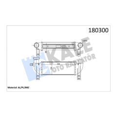 TURBO INTERCOOLER RADYATORU CONNECT 1.8TDCI 02 06 AL AL