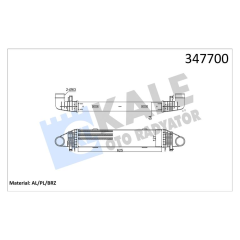 TURBOSARJ RADYATORU MERCEDES W204 S204 W212