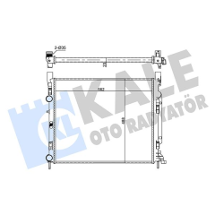 MOTOR SU RADYATORU MERCEDES CITAN W415 12 . RENAULT KANGOO II 1.2TCe-1.5dCi-1.6 16V 08