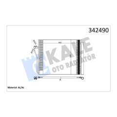 KLIMA RADYATORU BMW F01 F02 F03 F04
