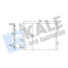 KLİMA RADYATÖRÜ KONDENSER TRAFIC II 01 OPEL VİVARO 1.9 DTİ 2.0 CDTİ