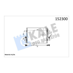 KLİMA KONDENSERİ PALIO 1.4-1.6 490x350x21 1 SIRA ALB SİSTEM