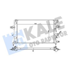 RADYATÖR BRAZING OPEL ASTRA G-VAUXHALL ASTRA Mk IV RADYATÖR
