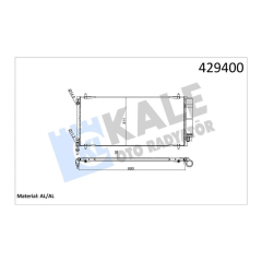 KONDENSER AL/BRZ C5 II-C6-PEUGEOT 407/607