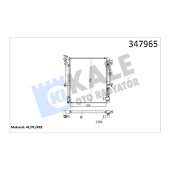 RADYATÖR BRAZİNG L200 07 MEK. 525x638x26