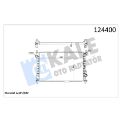 MOTOR SU RADYATORU CONNECT 1.8TDCI 75 90PS 03 09 KLIMASIZ