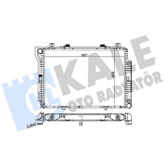 MOTOR SU RADYATORU MERCEDES S-CLASS W140 93 98