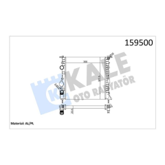 MOTOR SU RADYATÖRÜ RENAULT CLIO II 98 05 1.2 D7F