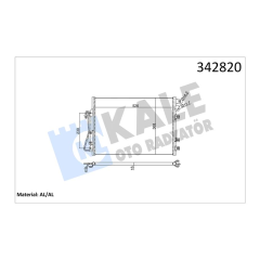 KLİMA KONDENSERİ KURUTUCU İLE KNG II-KNG EXPRESS 1.2 16V-1.5 DCI-1.6 16V-1.9 DCI 01 550x380x16