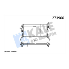 RADYATÖR AL/PL/BRZ LAGUNA III 2.0 DCİ 1.6 16V